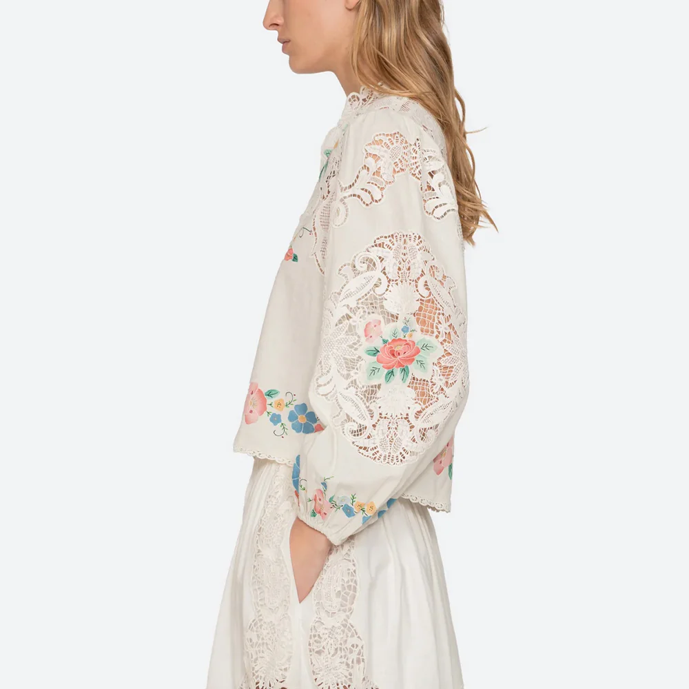 Sea NY - Blouse Astrid - Ecru - Image 3