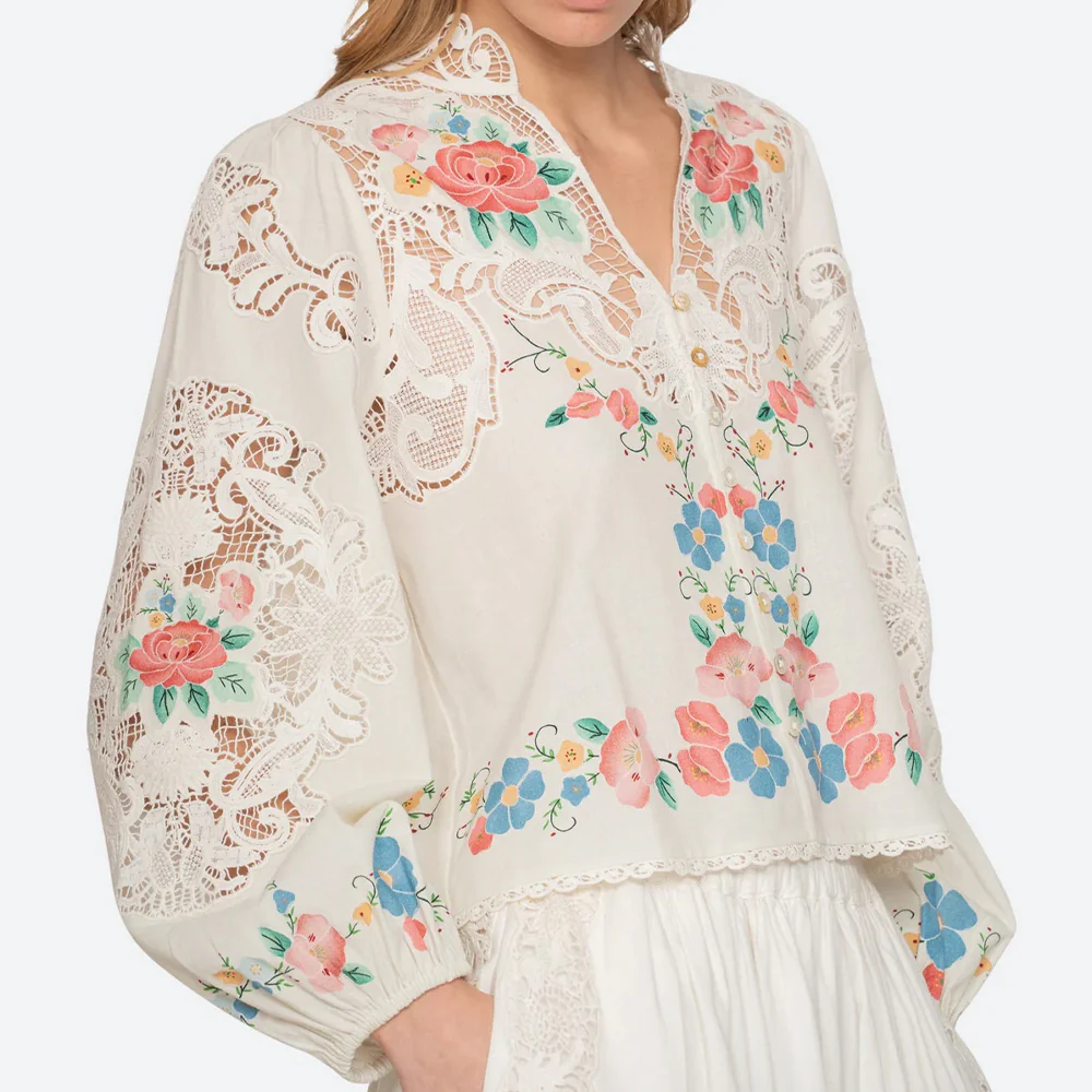 Sea NY - Blouse Astrid - Ecru - Image 5