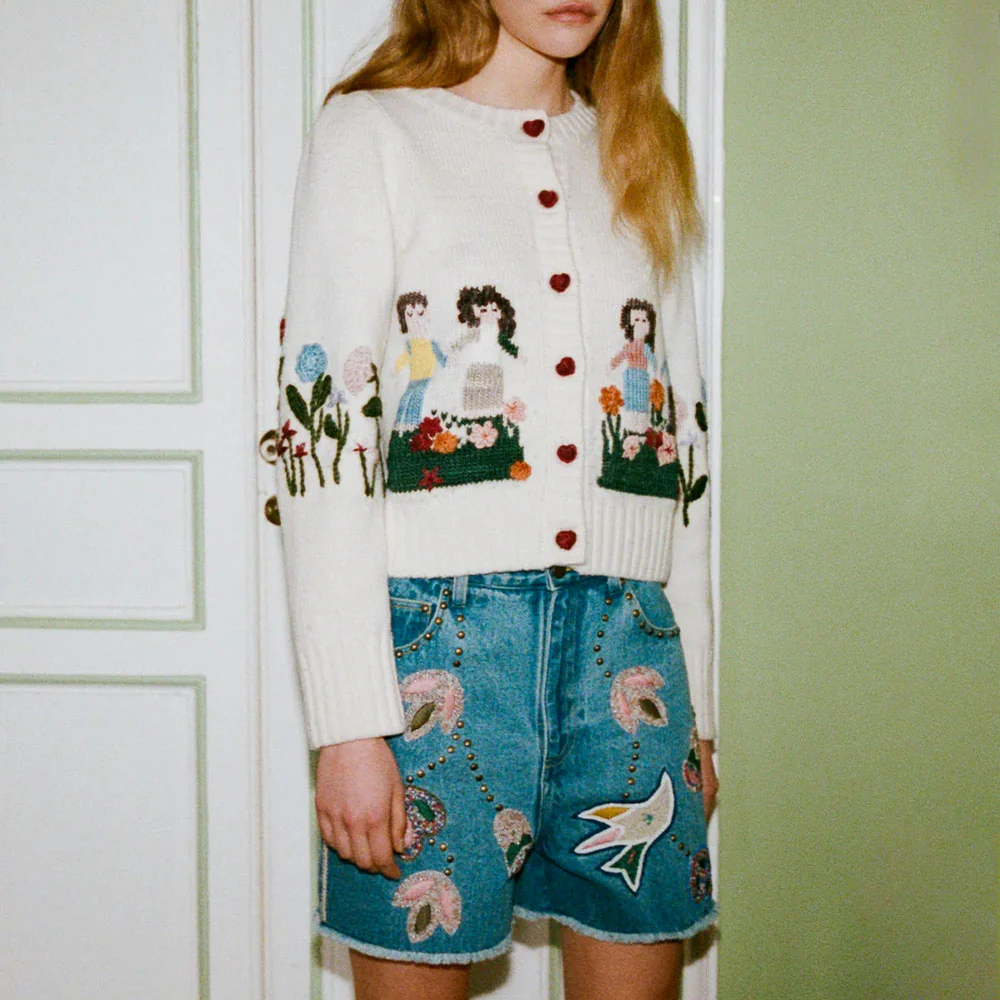 NE PAS REACTIVER PLEASE // Sea NY - Cardigan Wendie - Blanc - Image 2