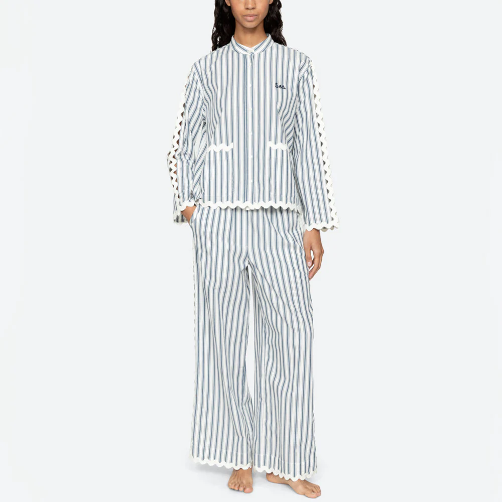 Sea NY - Ensemble de Pyjama Richa - Bleu et Blanc