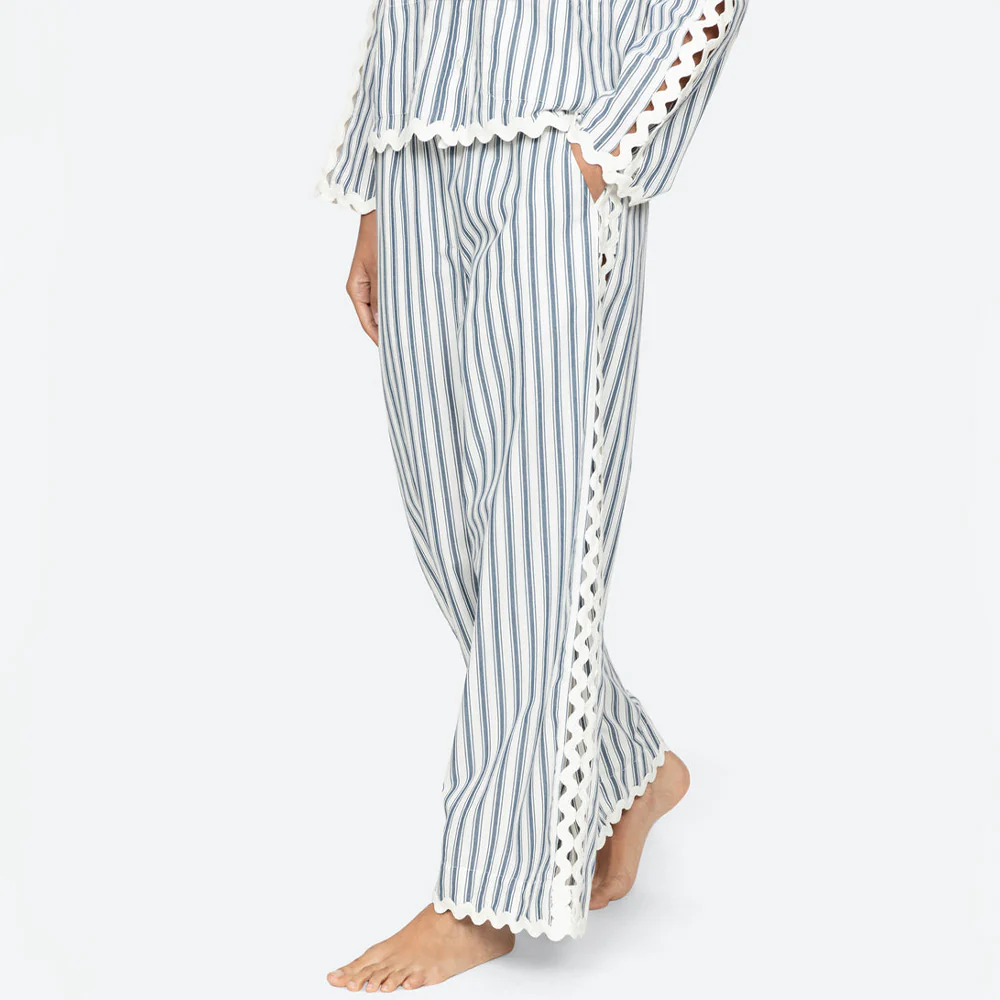 Sea NY - Ensemble de Pyjama Richa - Bleu et Blanc - Image 6