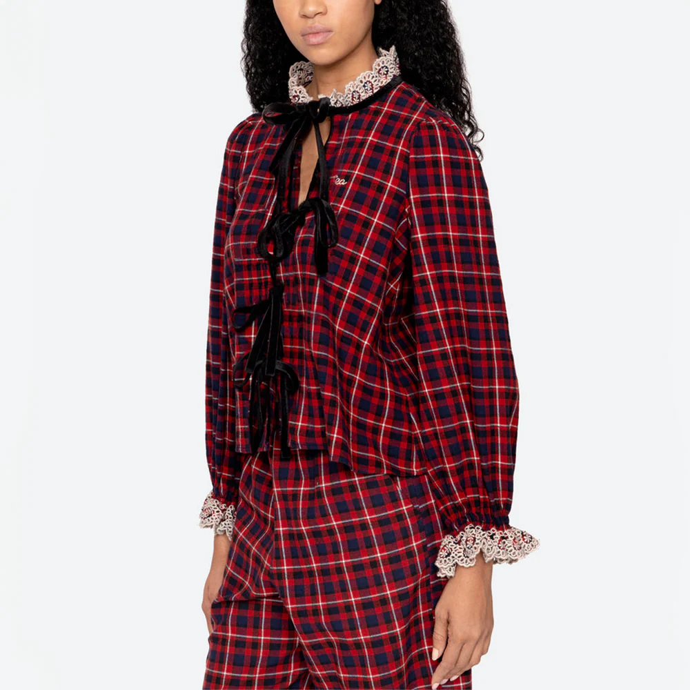 Sea NY - Ensemble de Pyjama Zahara - Rouge - Image 4