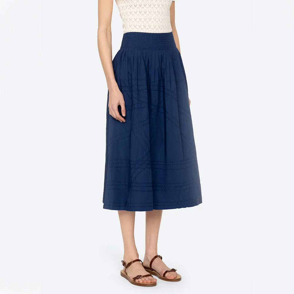 Sea NY - Jupe Camden - Bleu Myrtille - Image 3