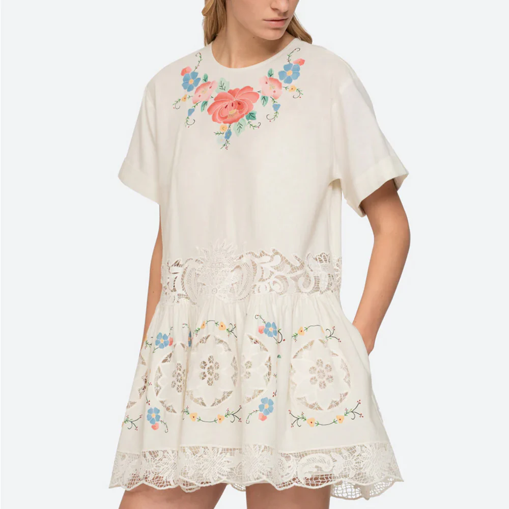 Sea NY - Robe Astrid - Ecru - Image 2
