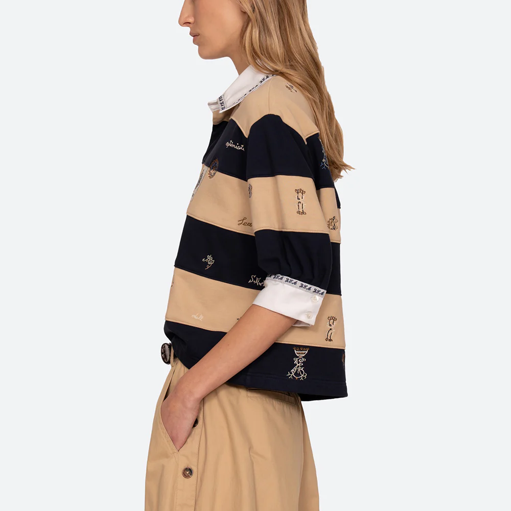 Sea NY - Top Juliet Rugby - Beige - Image 3