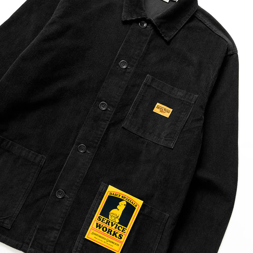 Service Works - Chemise Travail Velours - Noir - Image 3