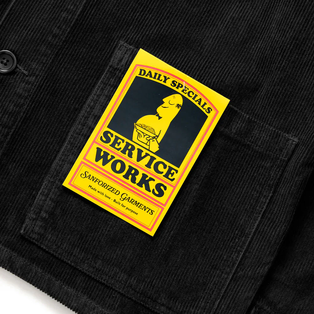 Service Works - Chemise Travail Velours - Noir - Image 5