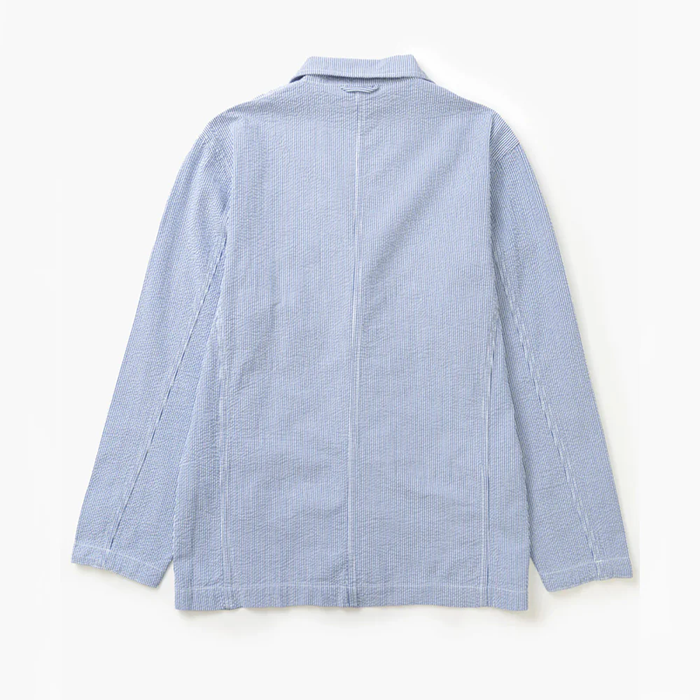 Service Works - Veste Server Suit Seersucker - Bleu Ă rayures - Image 2