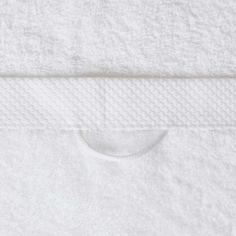 Serviette de bain en éponge - Blanc Brume - Image 5