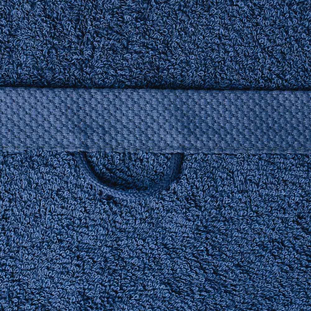 Serviette de bain en éponge - Bleu Nuit - Image 5