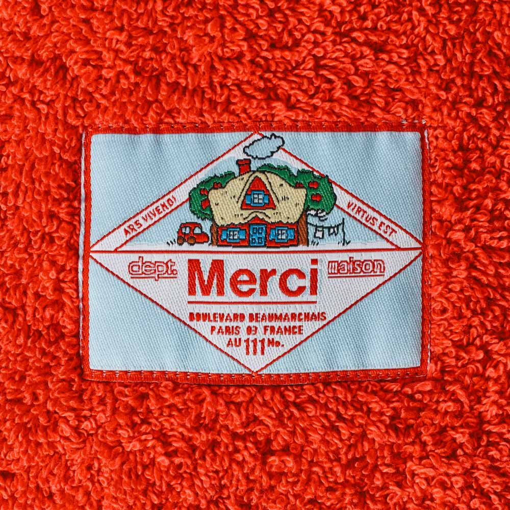 Serviette de bain en éponge - Rouge Soir - Image 6