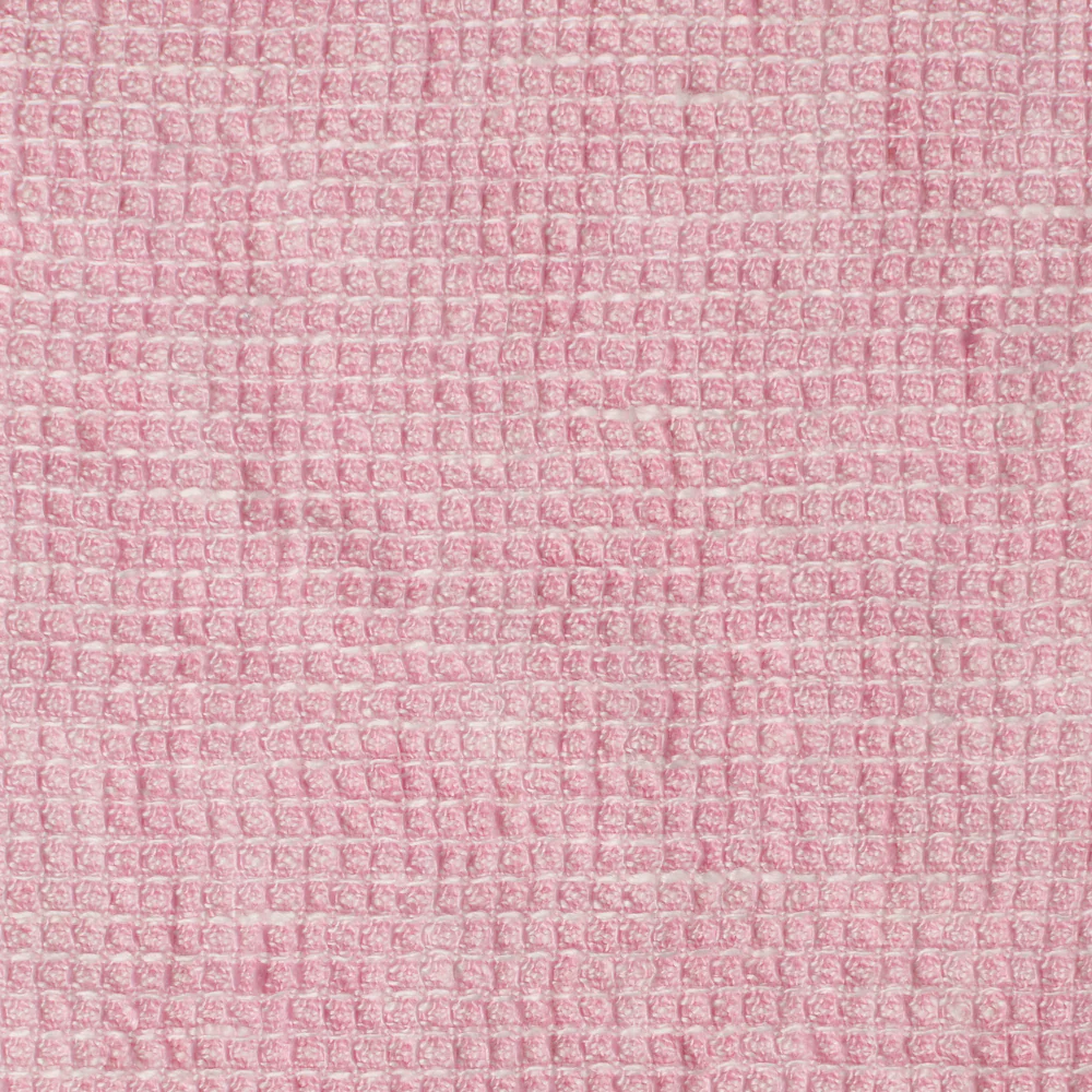 Serviette de bain en lin - Nid d'abeille - Rose Granité - Image 2