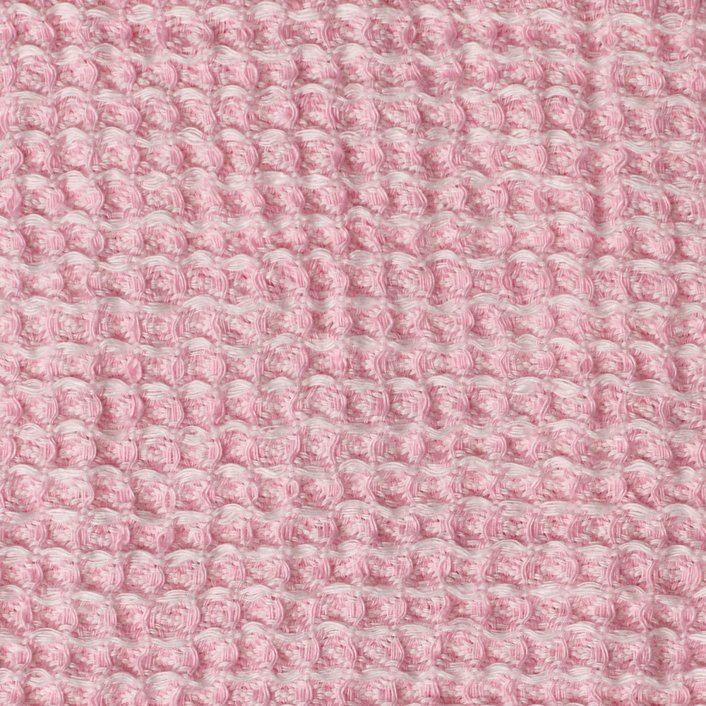 Serviette de bain en lin - Waffle - Rose Granité - Image 2