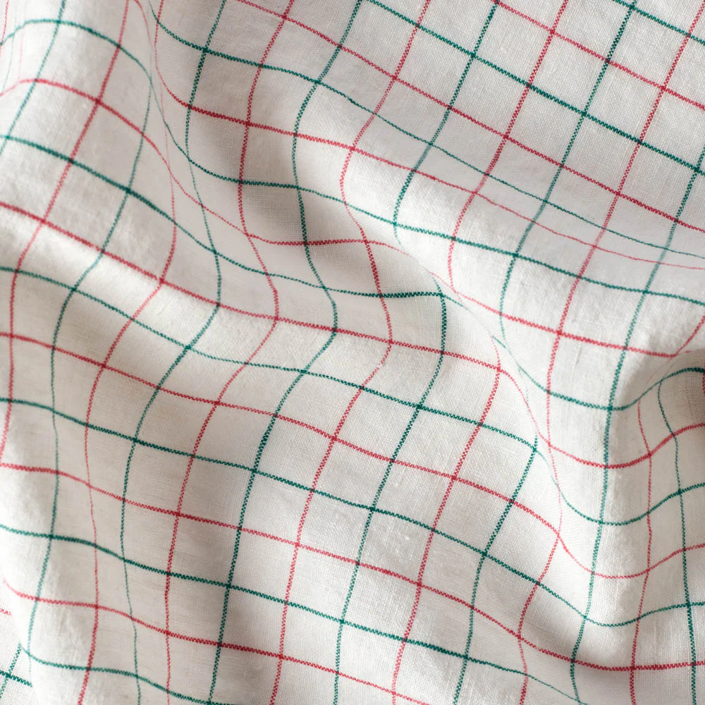 Serviette de table en lin lavé - Office Rose Vert - Image 6
