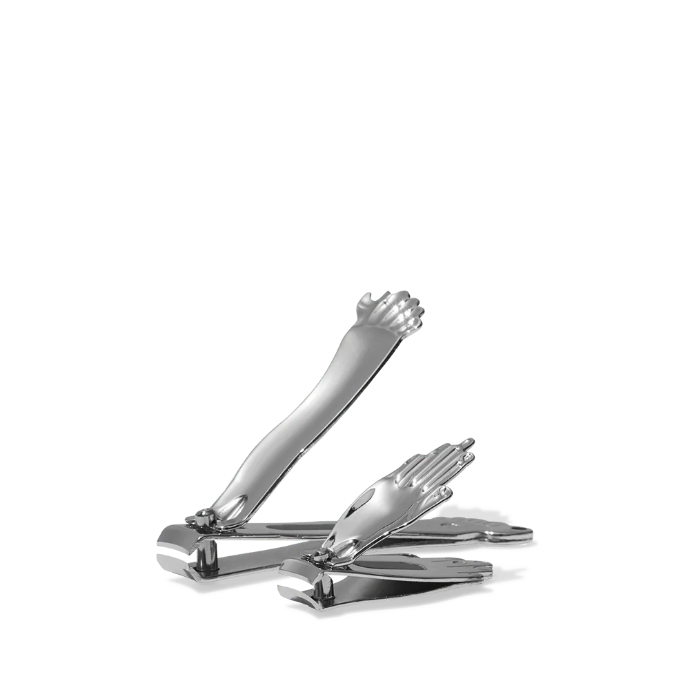 Set de 2 coupe-ongles pour mains et pieds - Argenté - Image 3