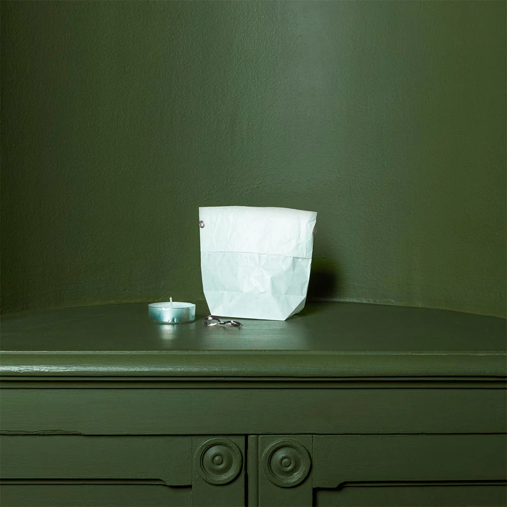 Set de 4 lanternes en papier - Blanc et argenté - Image 6