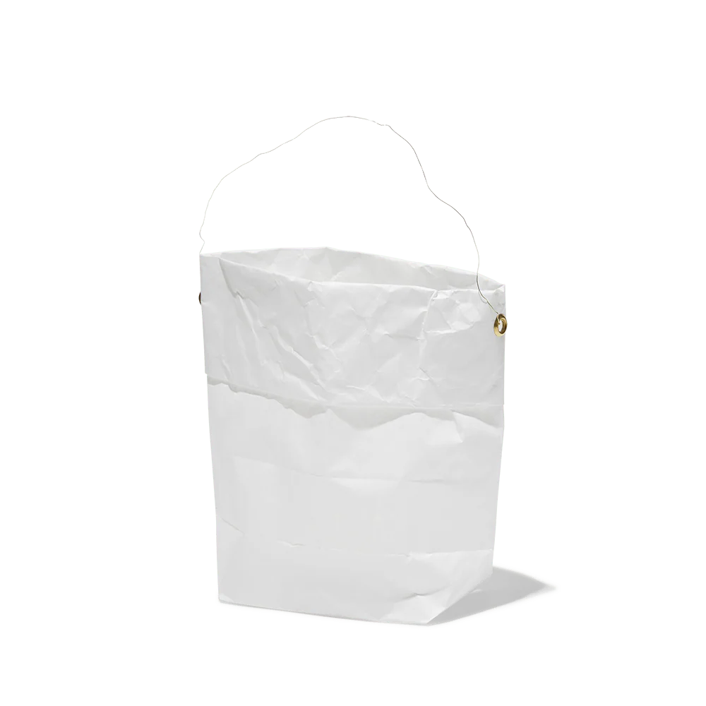 Set de 4 lanternes en papier - Blanc et or - Image 12