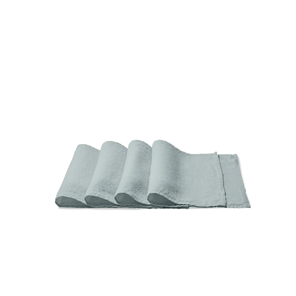 Set de table en lin lavé - Gris Vésuve - Image 9