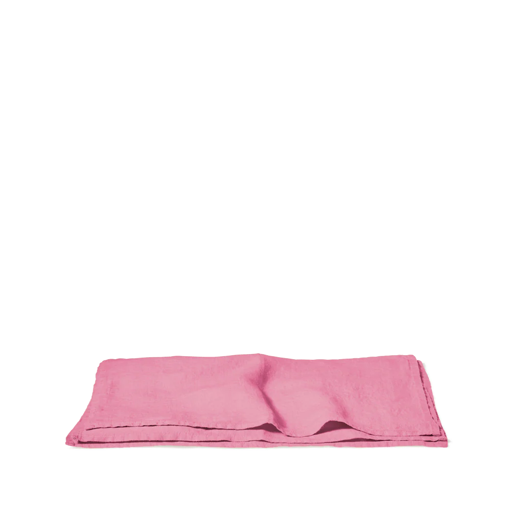 Set de table en lin lavé - Rose Garance - Image 4