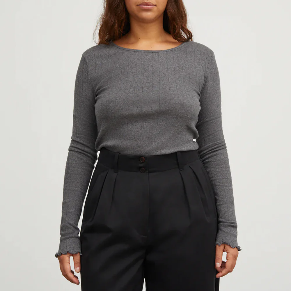 Skall Studio - Blouse Edie - Gris - Image 2