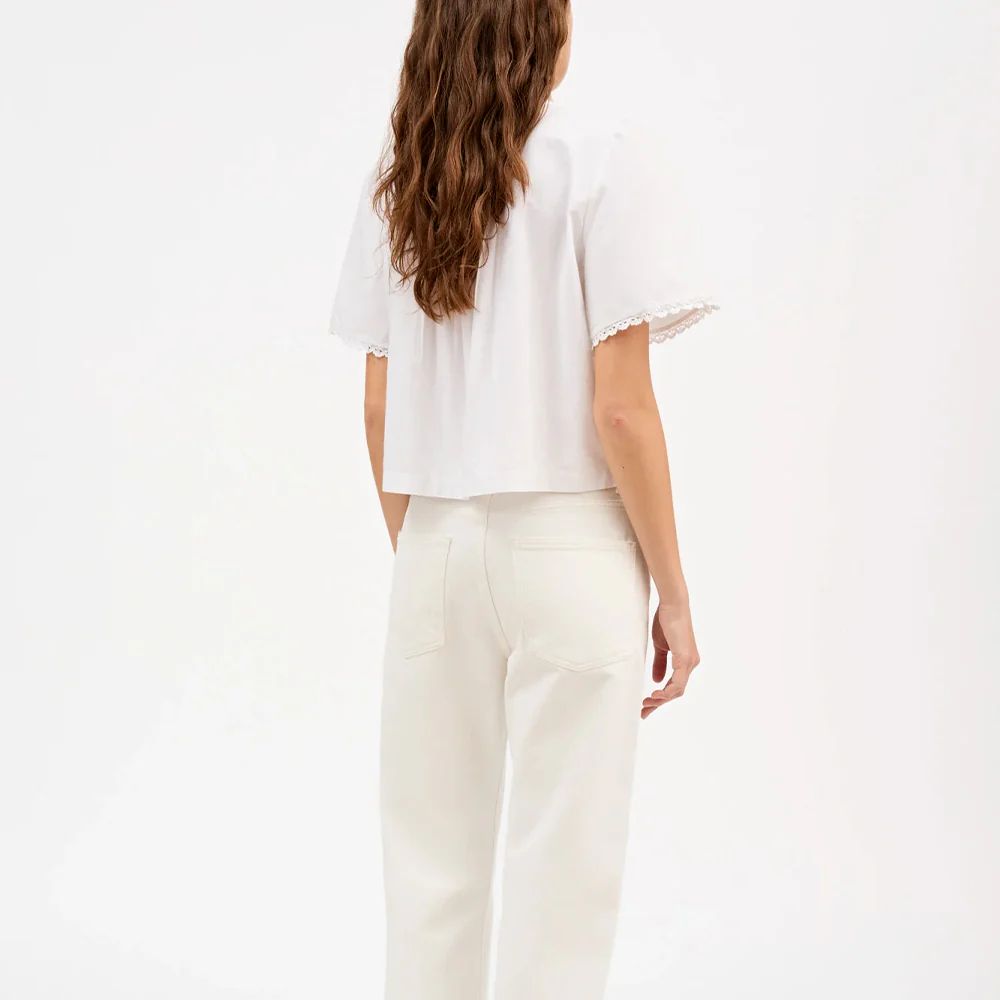 Skall Studio - Blouse Freesia - Blanc Optique - Image 4