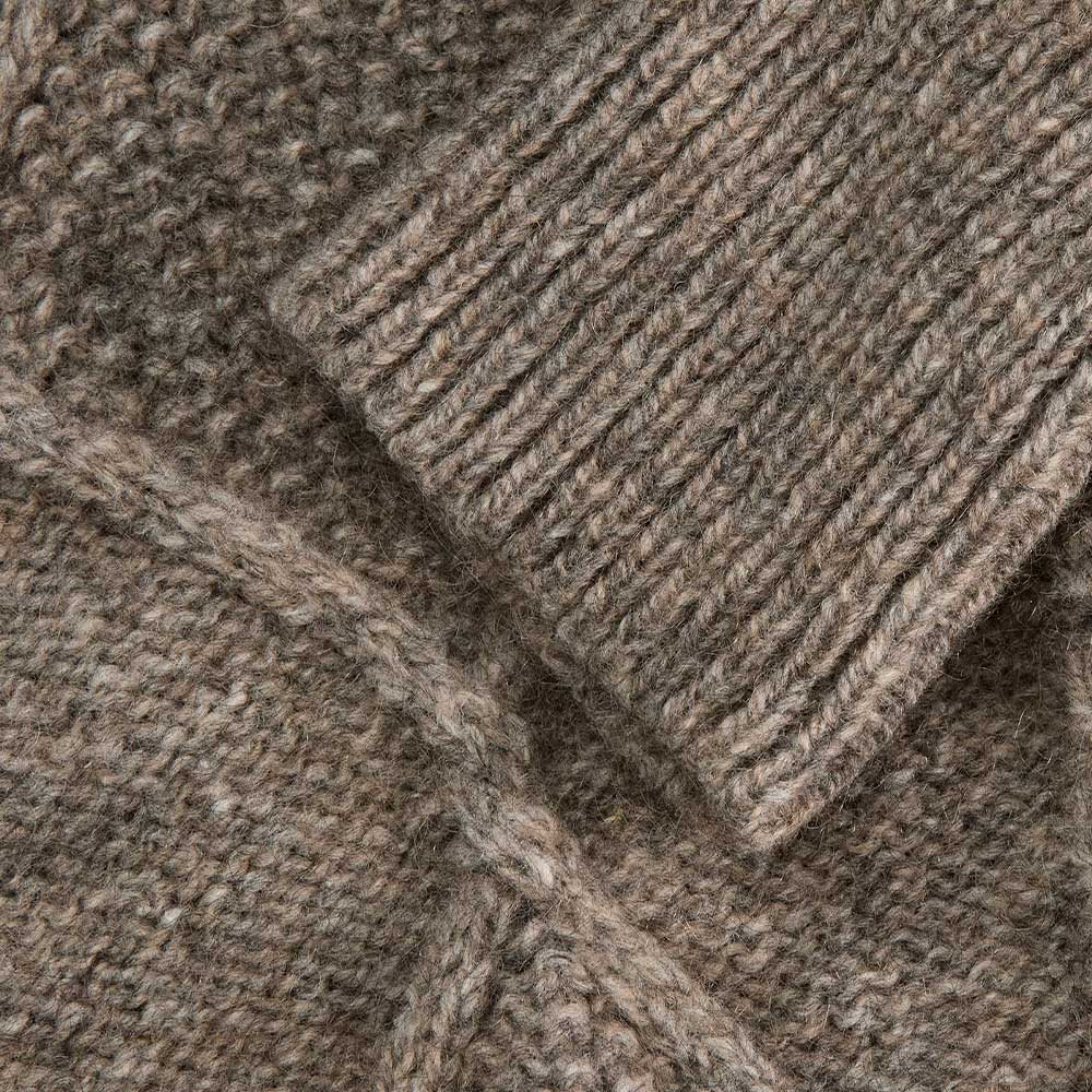 Skall Studio - Maille Fisherman - Marron - Image 4