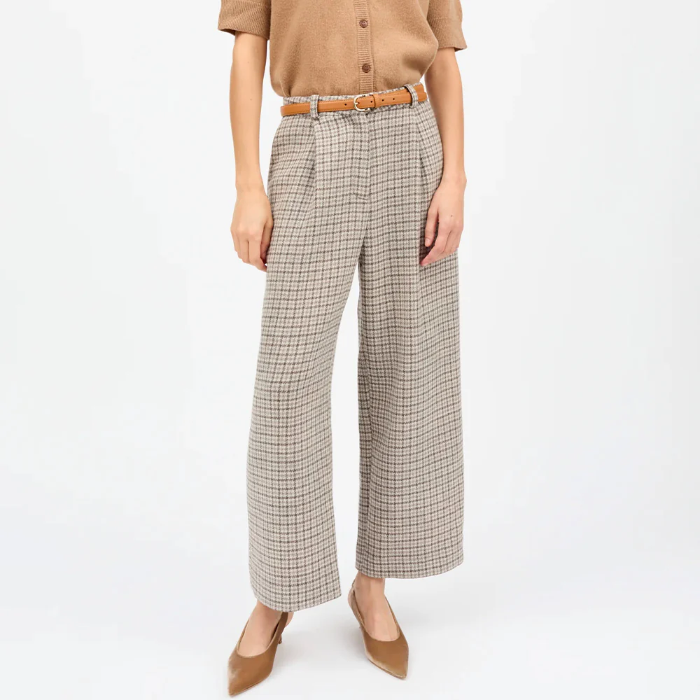 Skall Studio - Pantalon Bob - Marron & Gris - Image 2