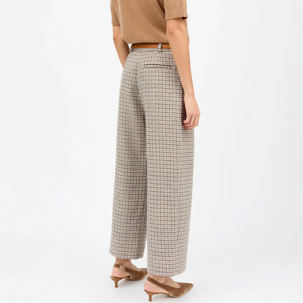 Skall Studio - Pantalon Bob - Marron & Gris - Image 3