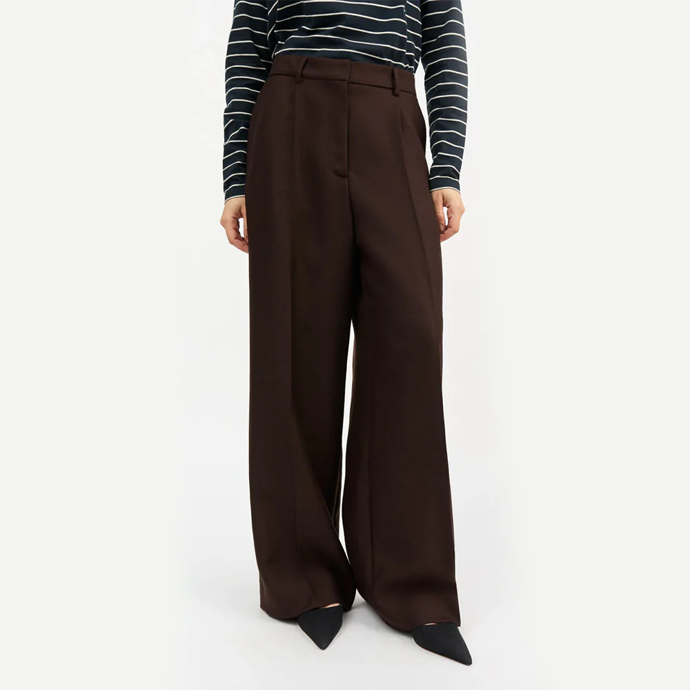 Skall Studio - Pantalon Emmerson - Marron Foncé - Image 2