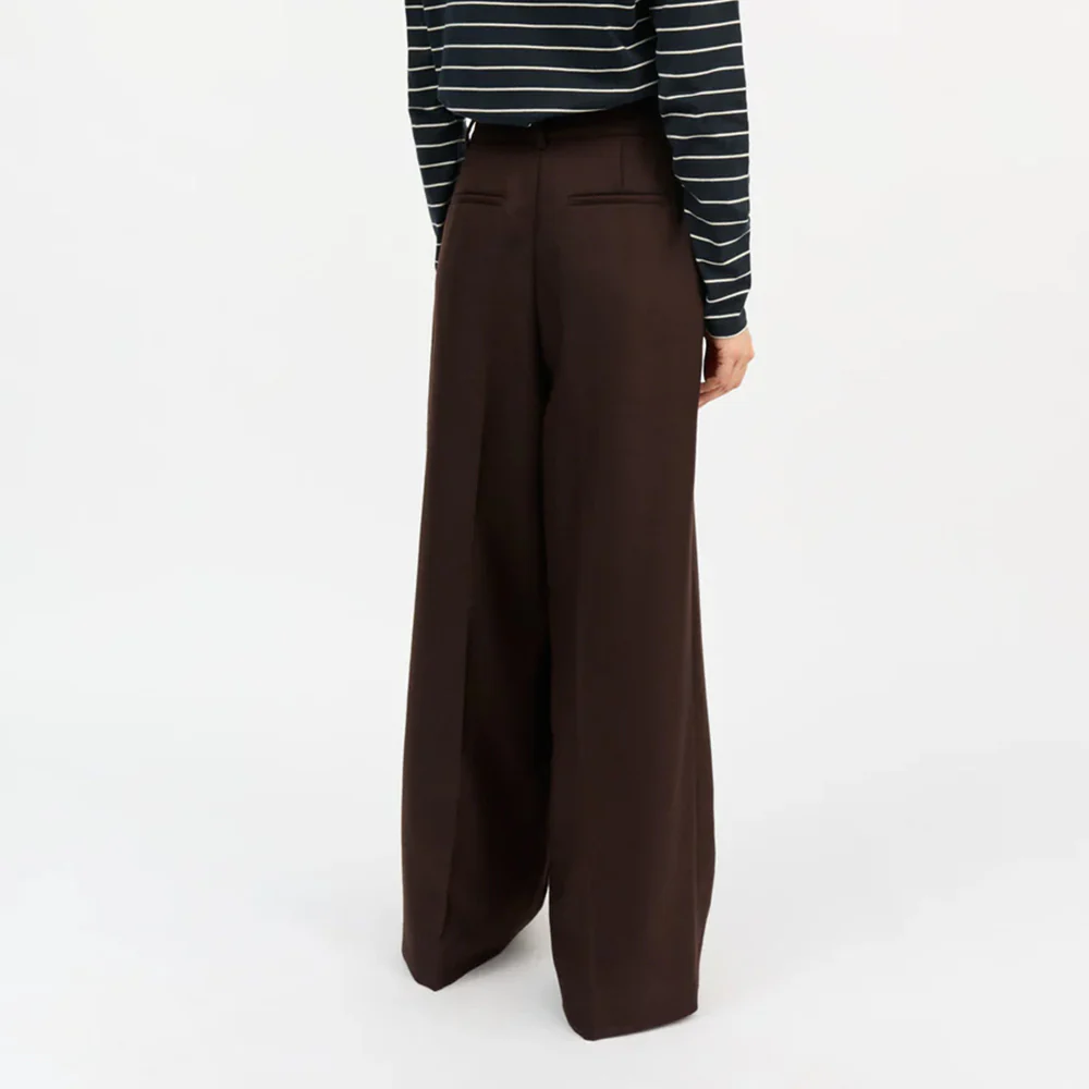 Skall Studio - Pantalon Emmerson - Marron Foncé - Image 4