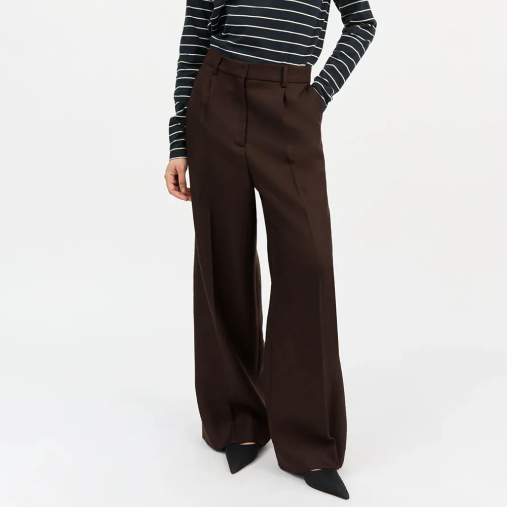 Skall Studio - Pantalon Emmerson - Marron Foncé - Image 5