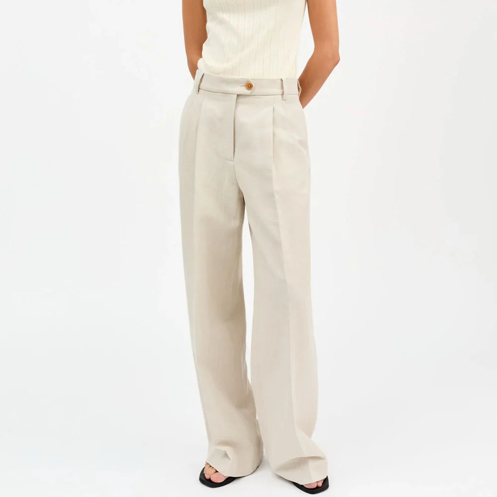 Skall Studio - Pantalon Thomas - Naturel - Image 2
