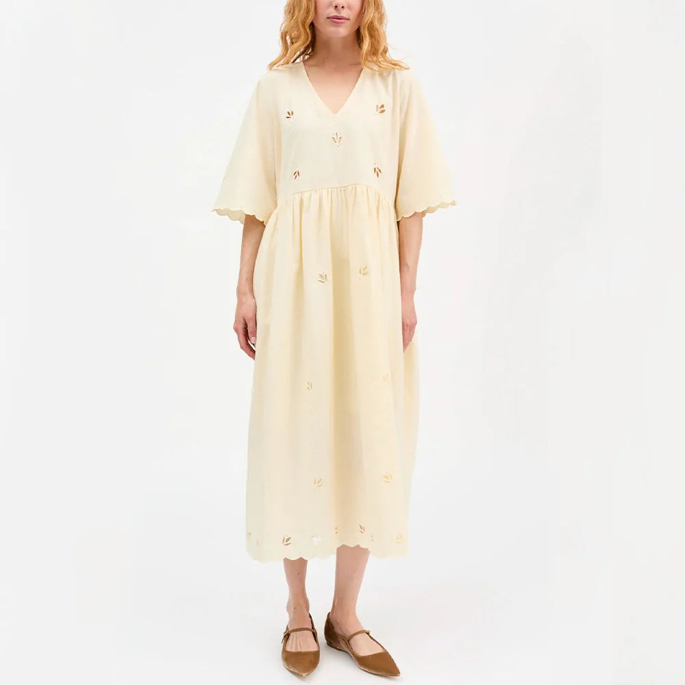 Skall Studio - Robe Fleurie - Jaune - Image 2