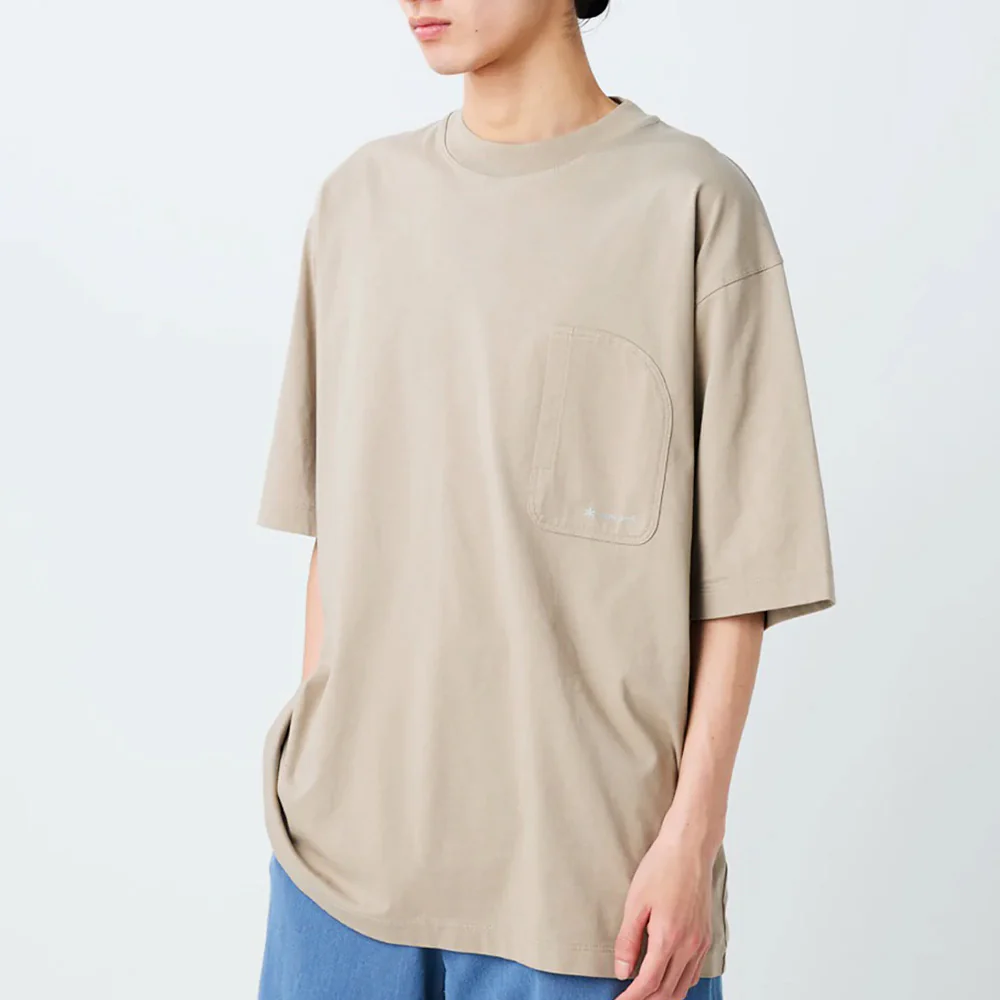 Snow Peak - T-Shirt OG Mercerized - Greige - Image 3