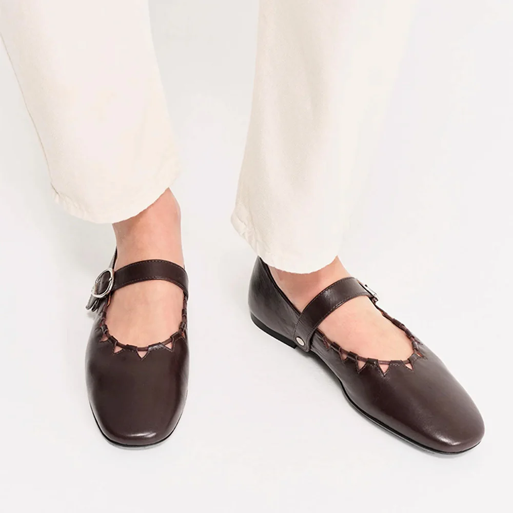 Socque - Ballerine Ginger - Chocolat - Image 3
