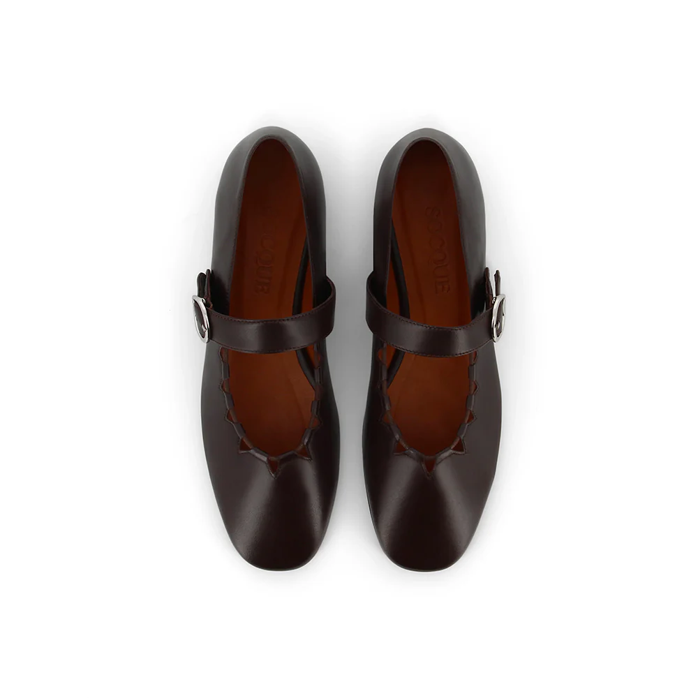 Socque - Ballerine Ginger - Chocolat - Image 4