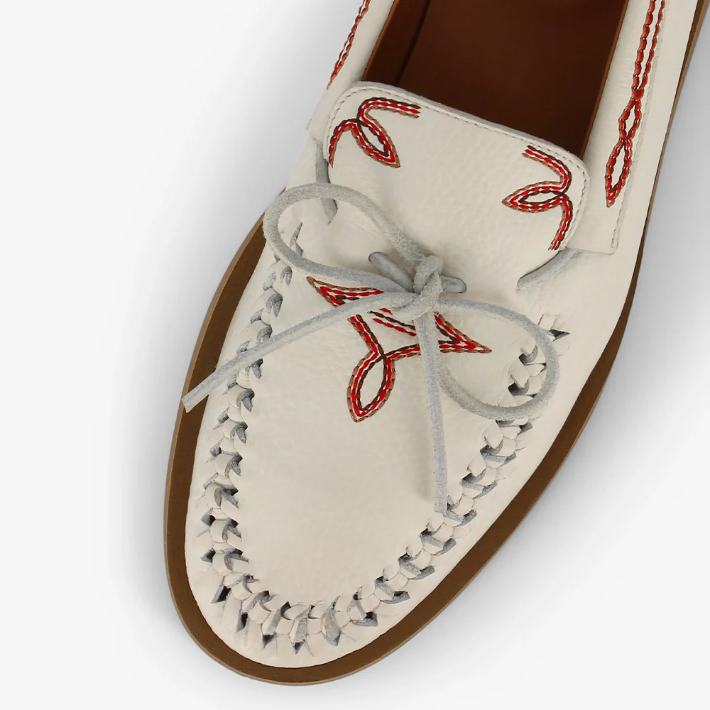 Socque - Mocassin Totem - Crème - Image 5