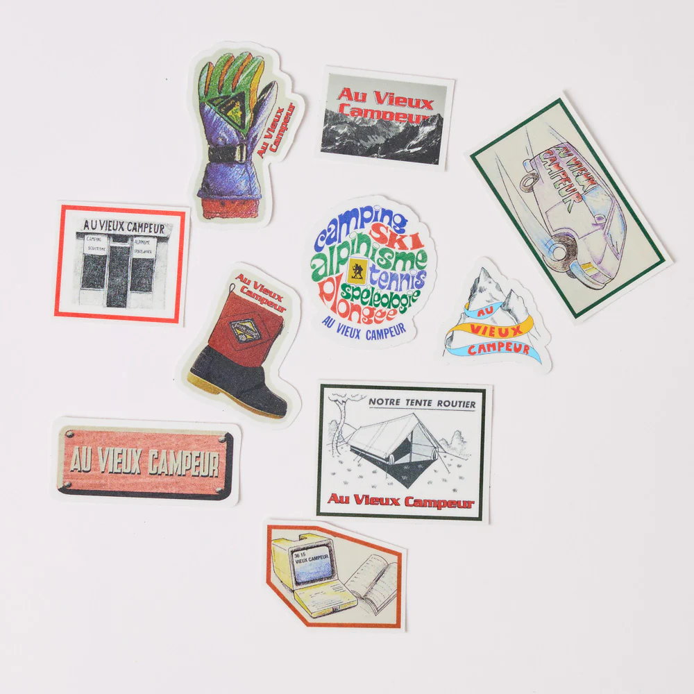 Stickers Au Vieux Campeur - Archives