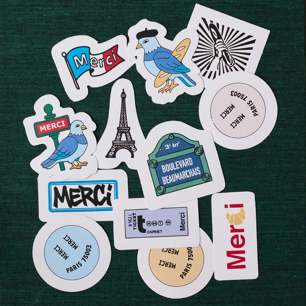 Stickers Merci - Paris - Image 2