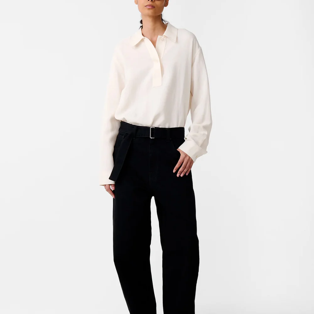 Studio Nicholson - Chemise Pinole - Craie - Image 3