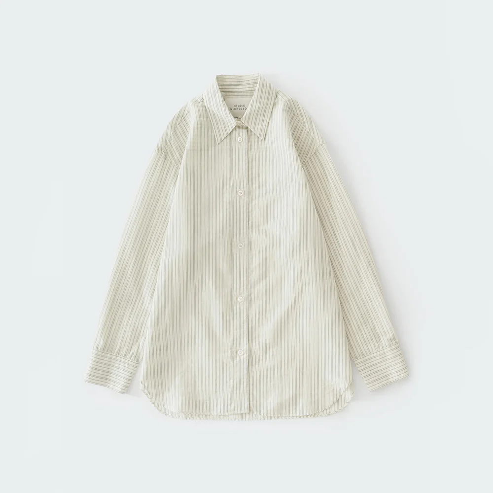 Studio Nicholson - Chemise Rouen - Parchemin