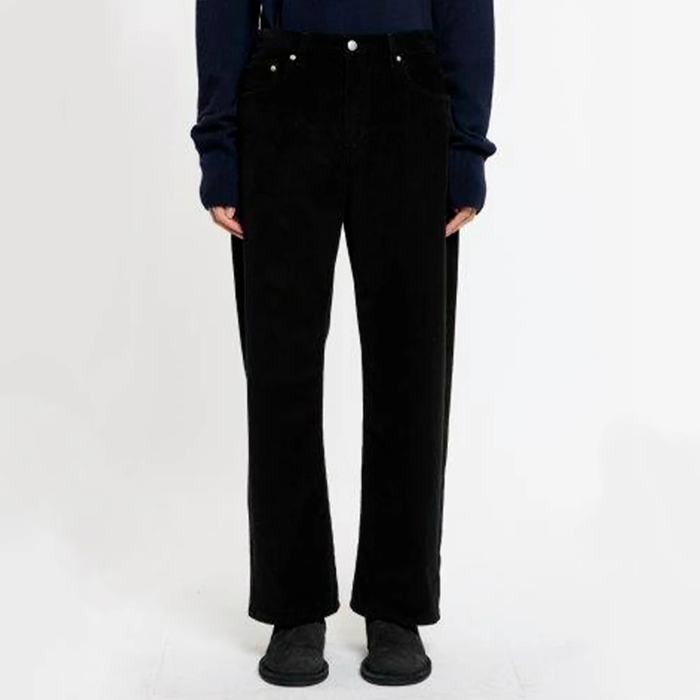 Studio Nicholson - Pantalon Denjo en Velours - Noir