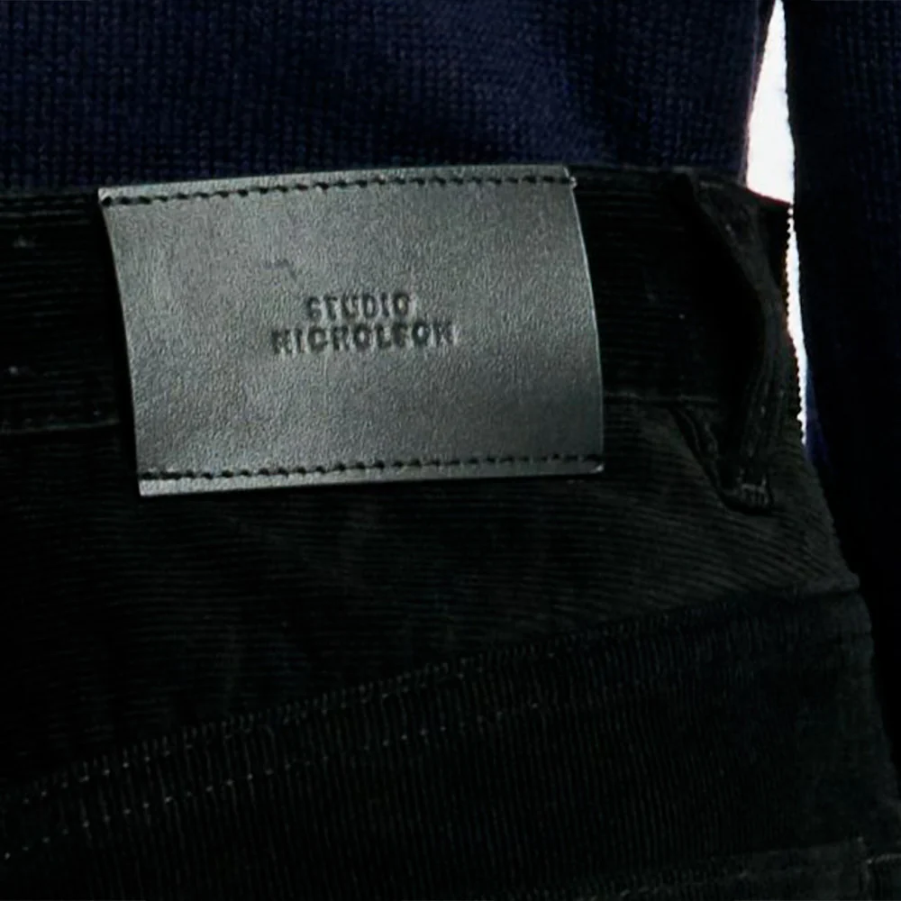 Studio Nicholson - Pantalon Denjo en Velours - Noir - Image 3