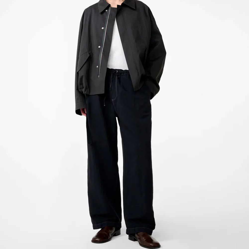 Studio Nicholson - Pantalon Sonny - Black Grape - Image 2