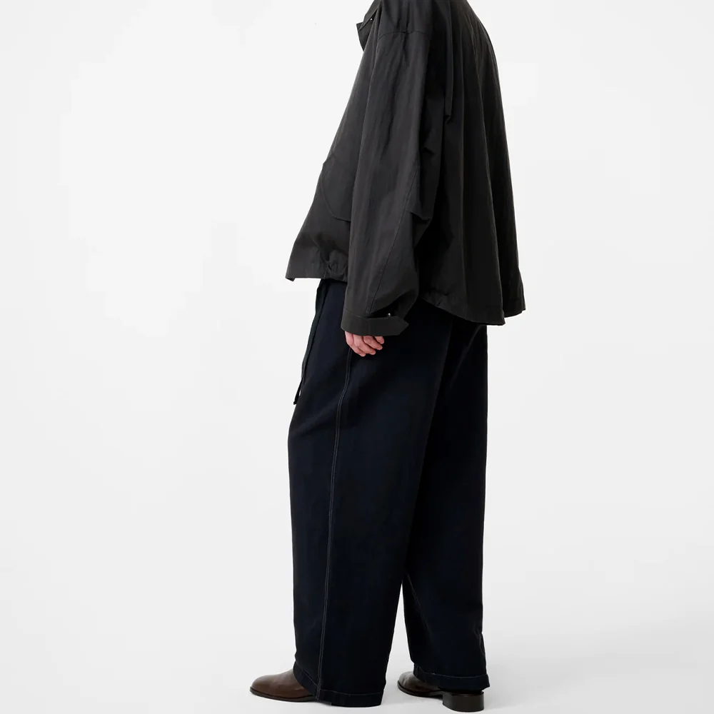 Studio Nicholson - Pantalon Sonny - Black Grape - Image 3