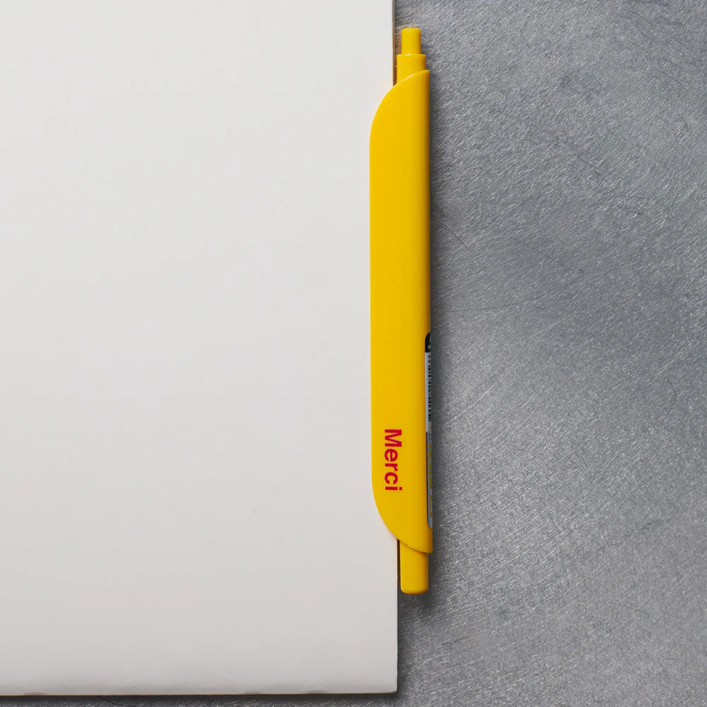 Stylo Merci - Jaune - Image 2