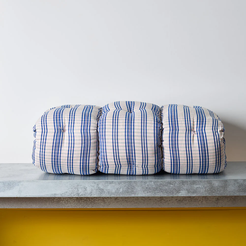 Sur-matelas - Bleu Rayures