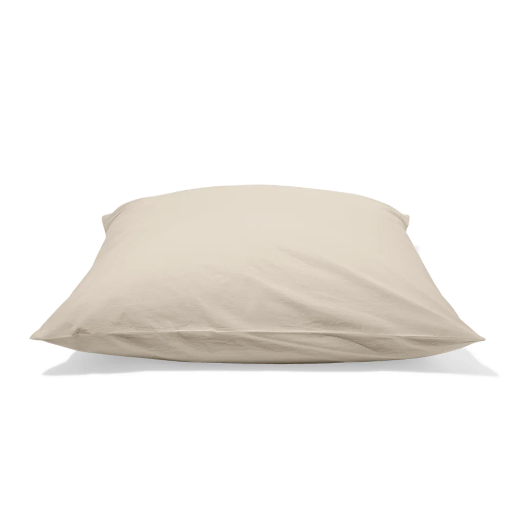 Taie d'oreiller en percale de coton - Beige Dune - Image 10
