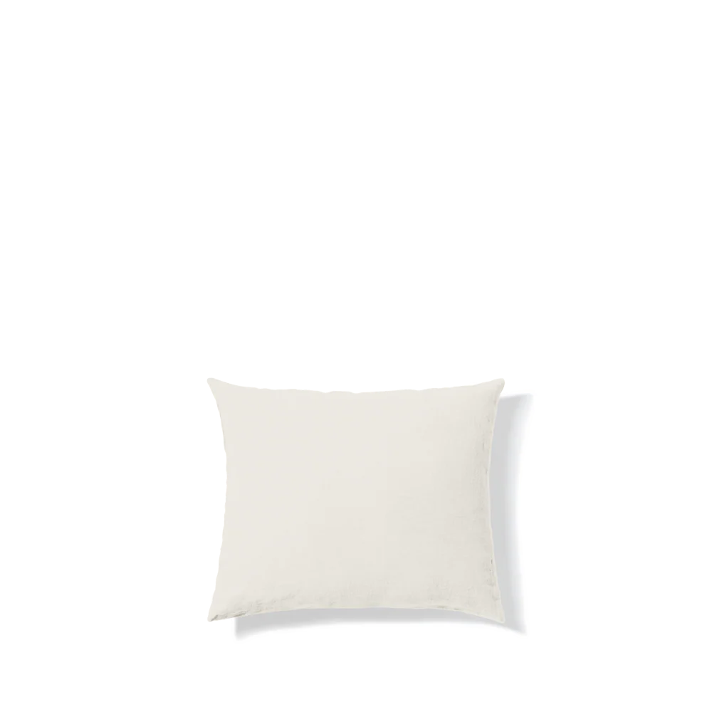 Taie d'oreiller en lin lavé - Blanc Coquillage - Image 7
