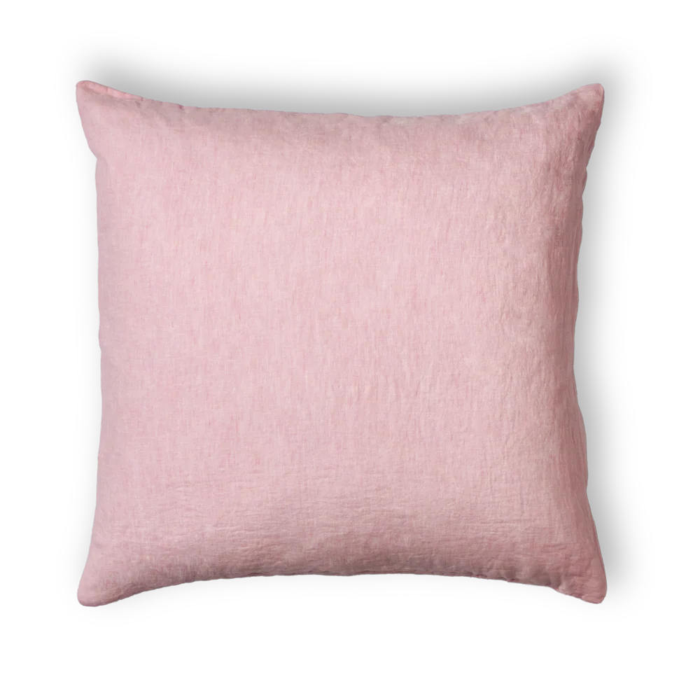 Taie d'oreiller en lin lavé - Rose Granité - Image 4